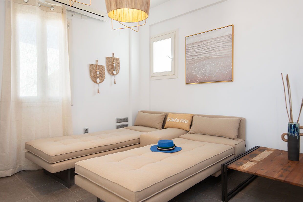 Υπνοδωμάτιο με δύο μονά κρεβάτια